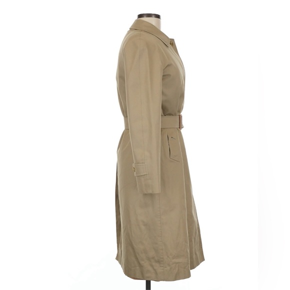 Vintage Burberry’s Trench Coat w/ Wool Lining - Size 6 Long - Picture 4 of 16